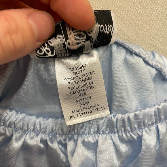 Blue Baby Bloomers by Rare Editions size 24M - Picture 3 of 3